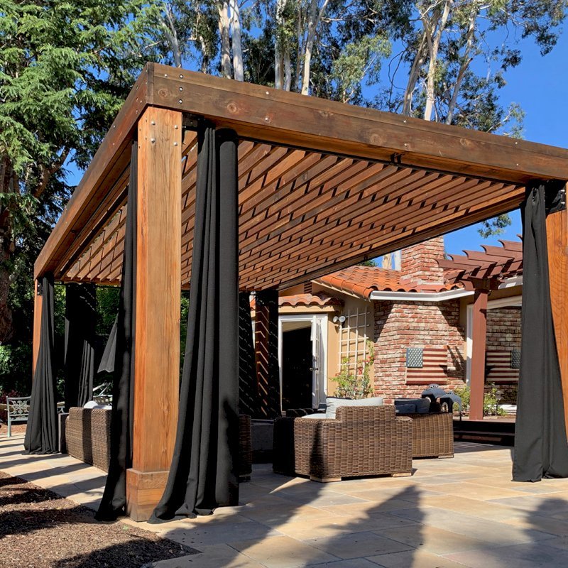 The Silverado Modern Pergola Forever Redwood